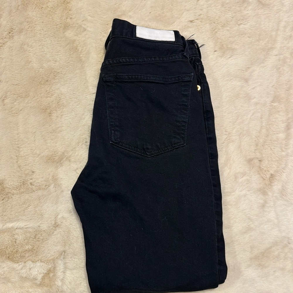 Re/Done Black Women's High-Rise Jeans